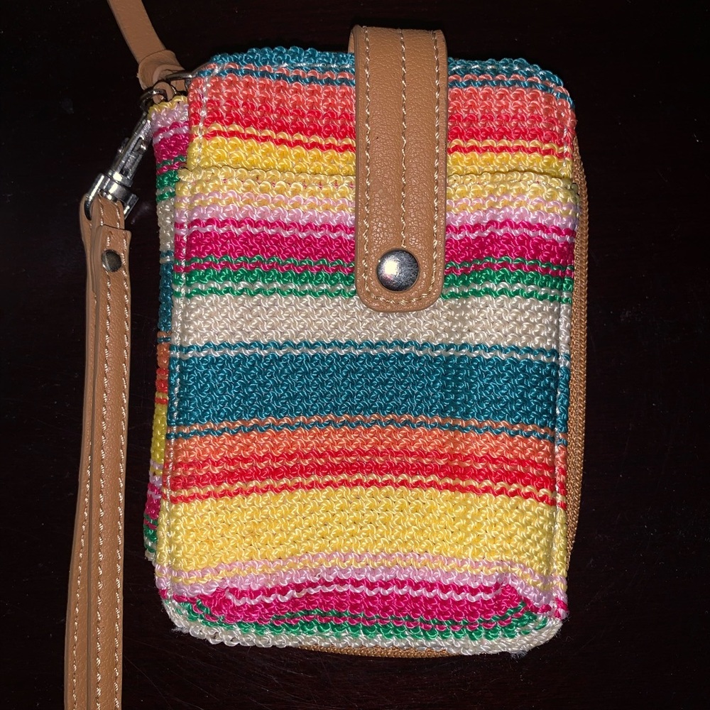 The Sak Rainbow Crochet Hand Wallet